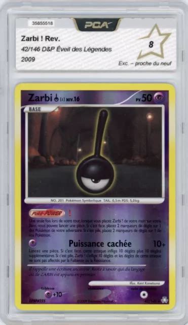 CARTE POKÉMON Zarbi Reverse 42 146 Pca 8 Dp Eveil Des Legendes