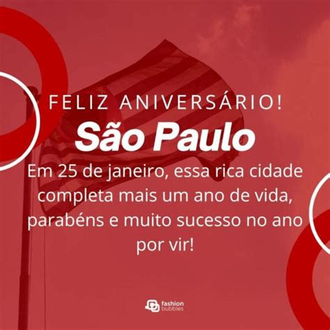 Frases de aniversário de São Paulo 70 mensagens em homenagem à cidade