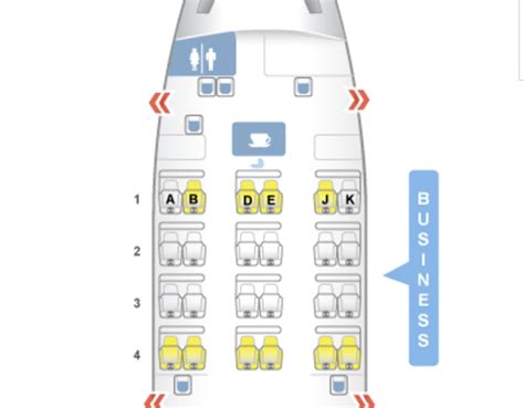 Fiji Airways Airbus A350 900 Seat Map