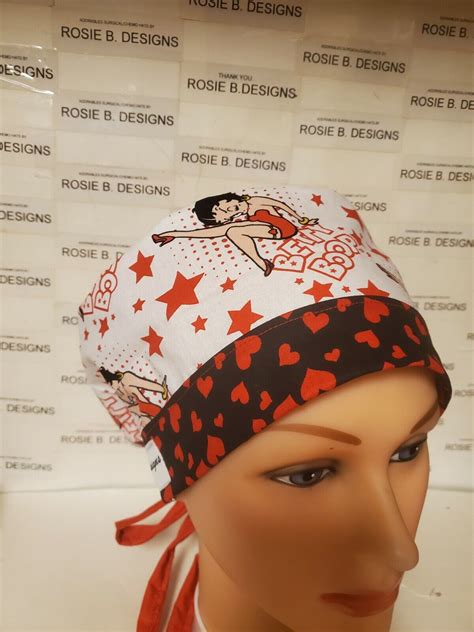 BETTY BOOP/HEROES NURSES/pixie Euro cap/Rn's, Dr's,medical staff | eBay