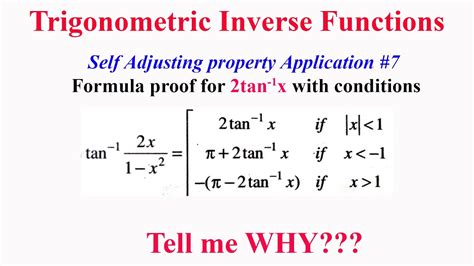 Itf L P Formula Proof For Tan X With Conditions Self Adjusting