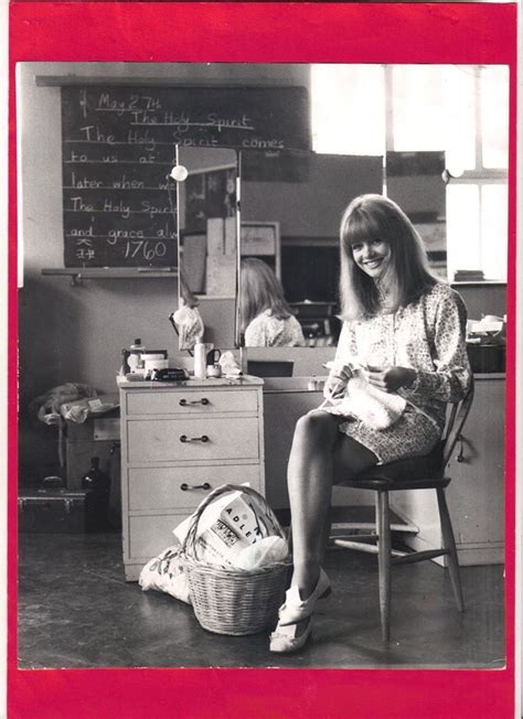 Sixties Judy Geeson During A Break In Filming Of To Sir With Love 1968 From The Collection