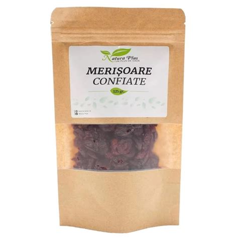 Merisoare Confiate 125g Natura Plus EMAG Ro