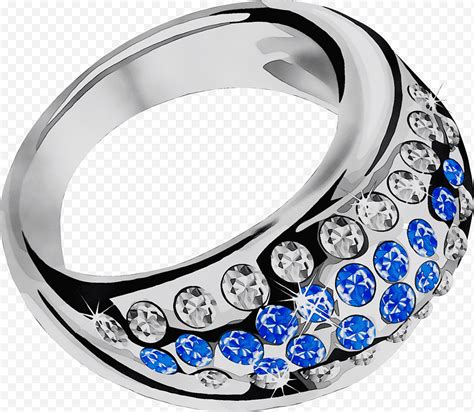 Anillo De Bodas Plata Zafiro Joyas Joyas Para El Cuerpo Azul