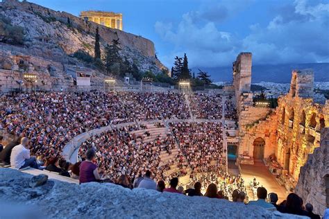 Athens Odeon Of Herodes Atticus In Top Of Worlds Most Beautiful