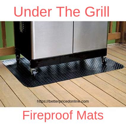 Fireproof Mat For Under The Grill (Protect Your Deck or Patio)