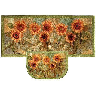 sunflower kitchen rugs