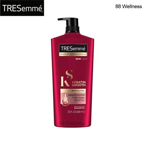 Hair Shampoo Tresemme Keratin Smooth With Marula Oil 650ml Lazada Ph