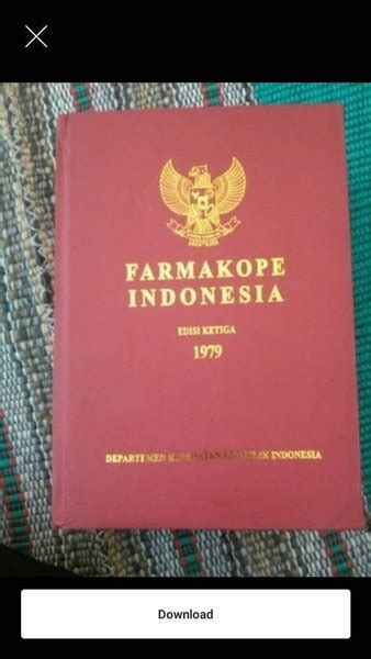 Jual Farmakope Indonesia Edisi 3 Harga Grosir Di Lapak Akikalstore