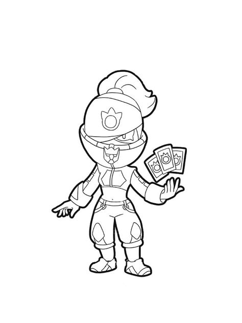 Tara Brawl Stars Coloring Pages Star Coloring Pages Coloring Pages Tara