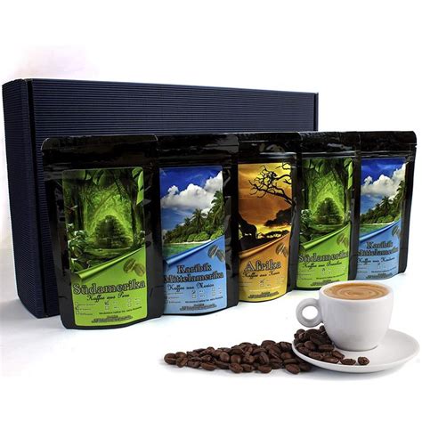 C T Kaffee Geschenk Set Mit L Nder Kaffee Aus Aller Welt X Kaffees