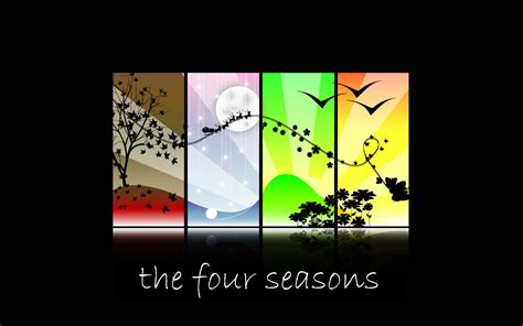 Download Four Seasons Digital Wall Artwork Wallpaper