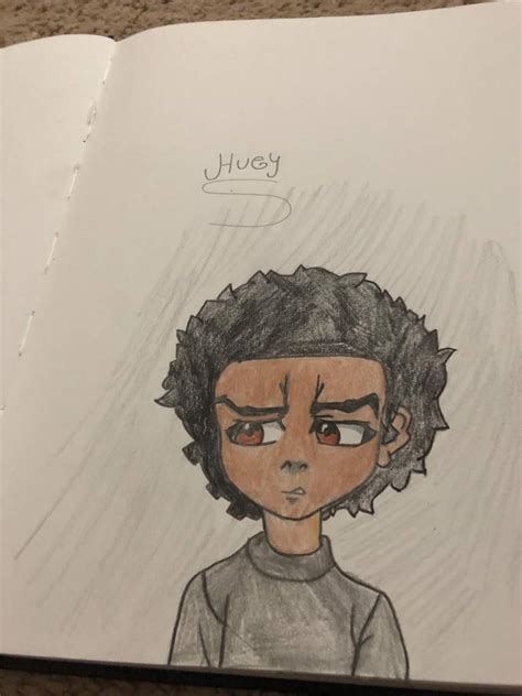 Huey From Boondocks | Arts And OCs Amino