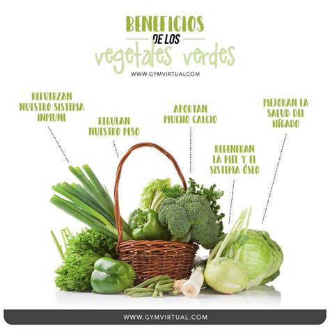 BENEFICIOS DE LOS VEGETALES VERDES GYM VIRTUAL