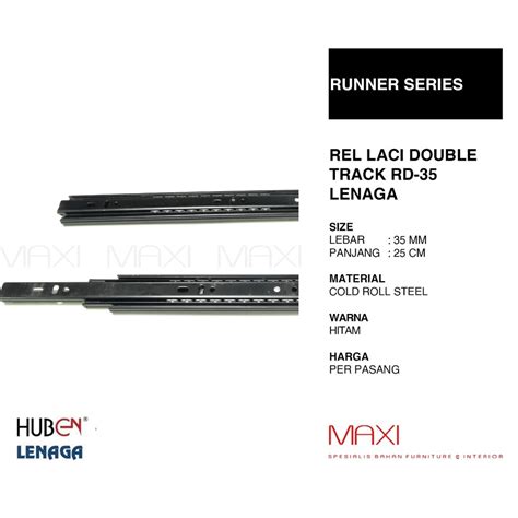 Jual Poa Lenaga Huben Rd35 25 Cm Rel Laci Double Track Full Extension