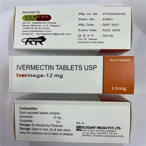 Ivermega Mg Ivermectin Tablets At Rs Strip Of Tablets Itwari