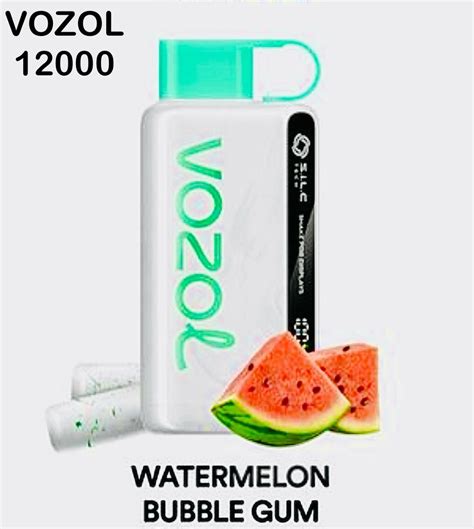 Vozol Watermelon Bubble Gum 12000 Puffs Disposable Vape Terea Iqos