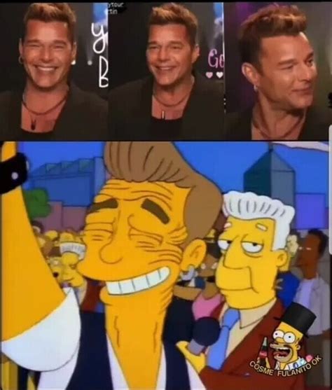 Meme De Los Simpsons Y Ricky Martin Meme Subido Por Gian Coronado