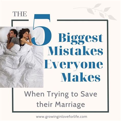 What The 5 Biggest Mistakes Everyone Makes When Trying To Save Their