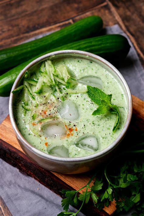 Kalte Gurkensuppe Mit Joghurt Nach Omas Rezept