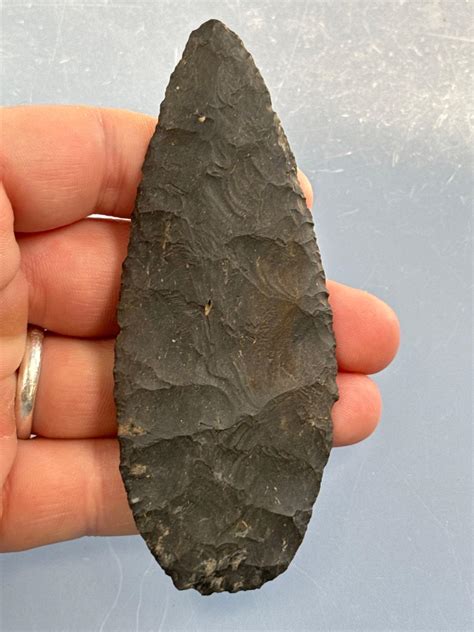 4 1 4 Chert Paleo Knife Blade Found By Raymond Proxibid