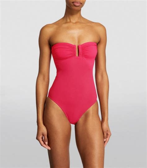 Womens Eres Pink Strapless Cassiopée Swimsuit Harrods Uk