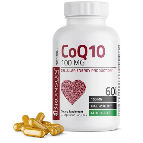 Bronson Coq10 100 Mg 60 Vegetarian Capsules Vitamins And Supplements Bronson Vitamins