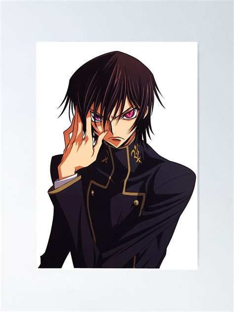 Lelouch Vi Britannia Code Geass Poster For Sale By Emerson4522