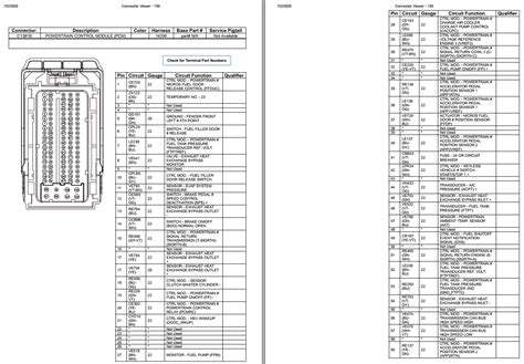 Ford Escape 2020 Electrical Wiring Diagram Connector Viewer Pinout And Engine