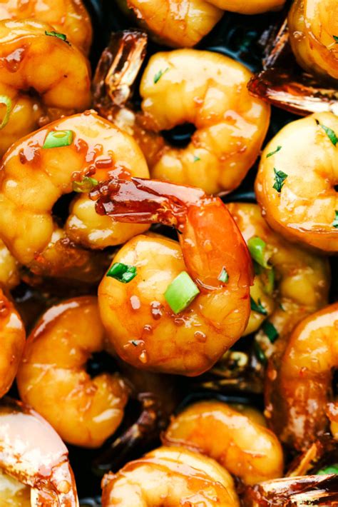 Sticky Honey Garlic Butter Shrimp