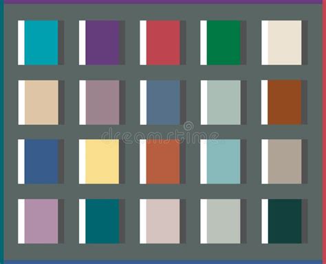 Textile Color Chart Vector Stock Illustrations 797 Textile Color