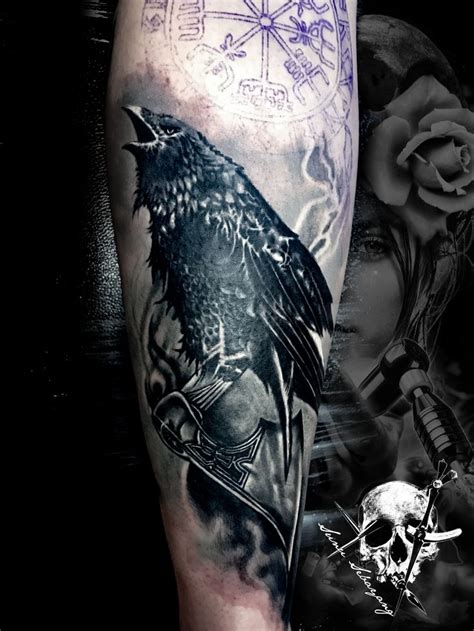 Crow Tattoo Artist By Sunu Puspitanala Sebayang Crow Tattoo Tattoo