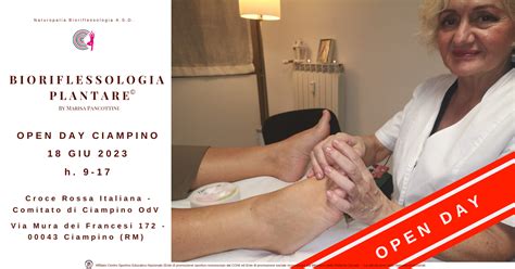 Open Day Ciampino 18 Giugno 2023 Bioriflessologia Plantare By