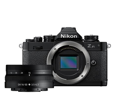 Nikon Z Fc Black Black 16 50mm Kit Mirrorless Cameras Nikon