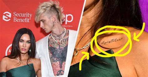 Megan Fox Debuts Tattoo Tribute To Machine Gun Kelly