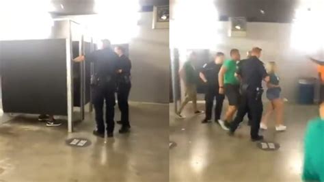 Watch Eagles Fans Caught Having Sx In The Bathroom Escorted Out Of