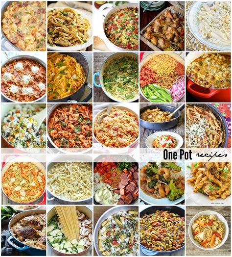 One Pot Recipes The Idea Room