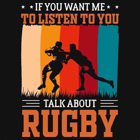 Premium Vector Rugby Vintage Tshirt Design