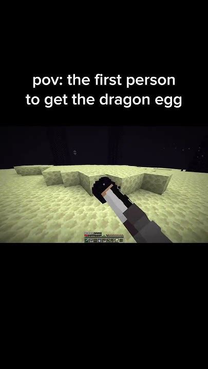 Pov Your First Time Getting The Dragon Egg Minecraft Youtube