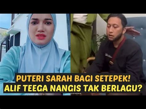 Alif Teega Akhirnya Menyesal Sekali Sarah Katakan Ini Ramai Terkejut