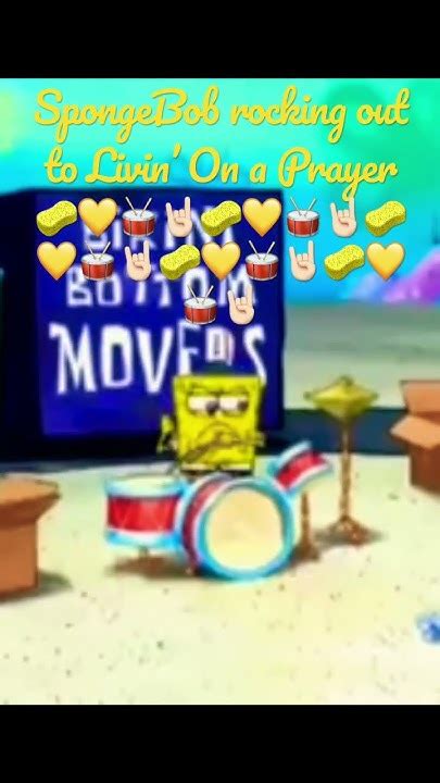 Spongebob Rocking Out To Livin On A Prayer🧽💛🥁🤘🏻🧽💛🥁🤘🏻🧽💛🥁🤘🏻🧽💛🥁🤘🏻🧽💛🥁🤘🏻 Youtube