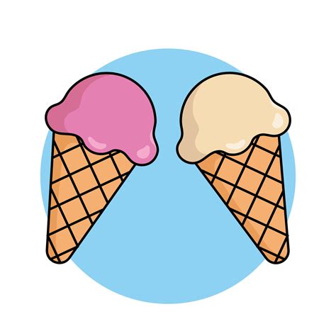 Ice Cream Cone Scoop Clip Art