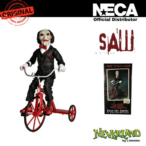 Neca Saw Billy The Puppet With Sound Riding Tricycle 12” Action Figure