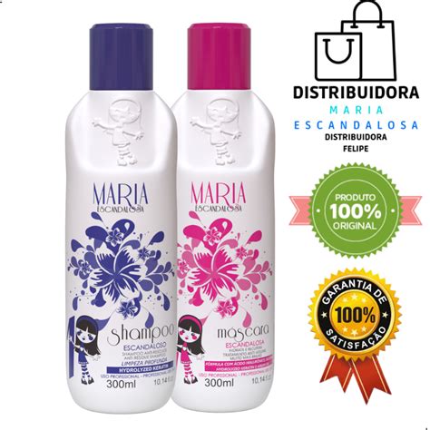 Kit Maria Escandalosa Progressiva Tradicional X Ml Shopee Brasil