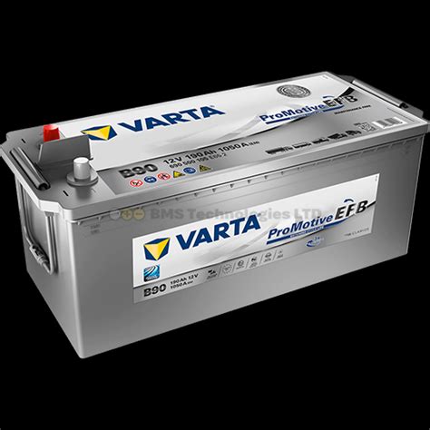 Varta B90 Promotive EFB Commercial Battery BMS Technologies LTD