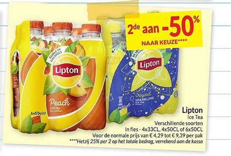 Lipton Ice Tea Promotie Bij Intermarch