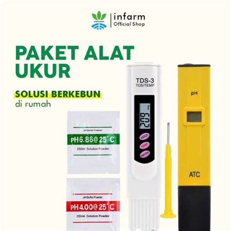 Promo Paket Alat Ukur Ph Meter Tds Meter Multicolor Diskon 18 Di