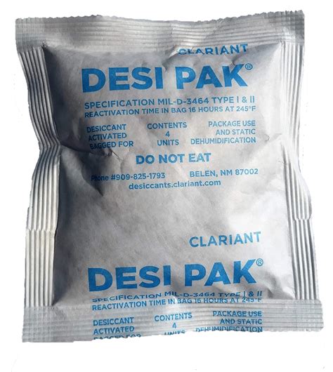 How Long Does A Desiccant Pack Last at Michael Marshall blog