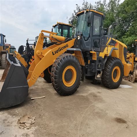 Liugong Used Zl50cn Clg856 Clg856h 5tons Wheel Loader Second Hand Front