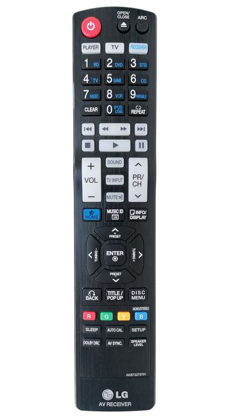 LG AKB73275701 TV Control Mini TV Remote Control Duplicate 17